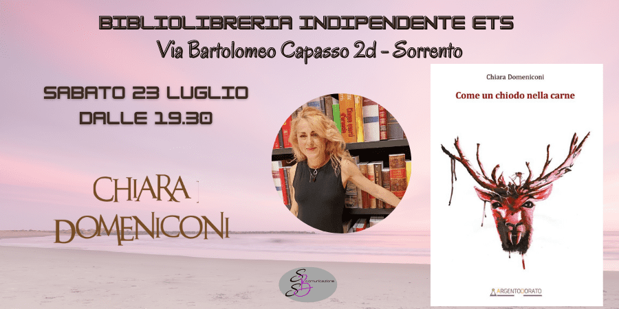 Il booktour di Chiara Domeniconi fa tappa a Sorrento