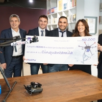AXA Italia mette le ali ad Abzero, vincitore di  #NatiPer, grazie a un premio del valore di 50.000 euro. Strumenti e software per far volare il drone per la vita
