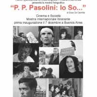 Pier Paolo Pasolini sbarca in Argentina con una Mostra fotografica di Enzo De Camillis