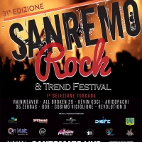 Sanremo Rock arriva in Toscana. Il 18 gennaio prima tappa di selezioni live al Santomato (PT)