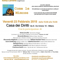 COME LE MIMOSE - Evento culturale (Milano 23 febbraio)