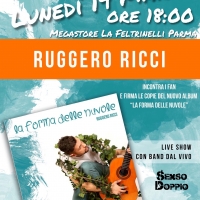 Ruggero Ricci live alla  Feltrinelli,  di Parma – 19 marzo 2018