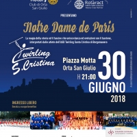 Twirling Santa Cristina: Spettacolo benefico ad Orta San Giulio il 30 giugno ore 21.00