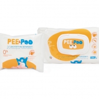 La linea The Pee & The Poo si arricchisce con le nuove salviettine  detergenti ultra soft:  tutta la qualità e la morbidezza per la pelle dei più piccoli