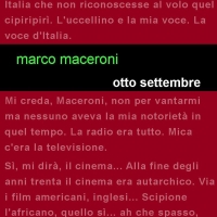 Edizioni Leucotea in collaborazione con la collana Project annuncia l’uscita del nuovo romanzo “ Otto settembre” di Marco Maceroni