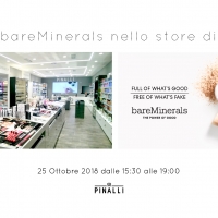 Pinalli: Evento Bareminerals nello store di Trento