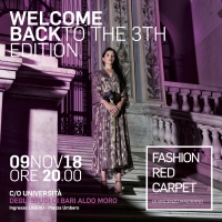 La terza edizione del Bari Fashion Red Carpet: il 9 novembre all'Università 