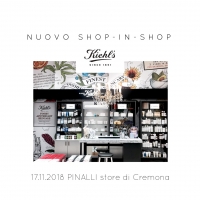 Pinalli: un nuovo shop-in-shop  Kiehl’s nello store di Cremona 