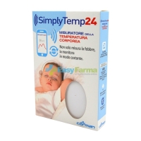 Da oggi con Easyfarma:Tu misuri la febbre al tuo bambino H24 lui nemmeno se ne accorge con SimplyTemp24 