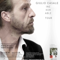 Giulio Casale in concerto con il nuovo album Inexorable, a Roma al Teatro Arciliuto il 23 gennaio
