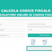 La comodità del calcolatore online di codice fiscale