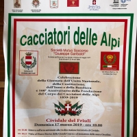 Cividale del Friuli:Inaugurazione Monumento ai Cacciatori delle Alpi.17 marzo 2019