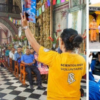 I volontari della Chiesa di Scientology aiutano i terremotati del Messico