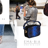 Silky 24 di EMA-BIA: la borsa pitonata, protagonista degli hot trend 2019