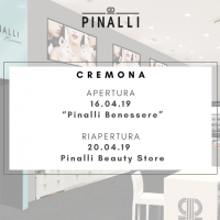 Pinalli: riapertura del beauty store di Cremona e inaugurazione del centro estetico “Pinalli Benessere”