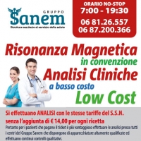 Check up Roma  - Gruppo Sanem 4 laboratori per la Prevenzione