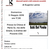 Alla Chiesa Vecchia di S.Andrea del Pizzone la presentazione del nuovo libro di Eugenio Lanna 