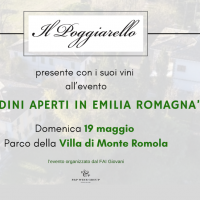 Il Poggiarello presente con i suoi vini all’evento organizzato dal FAI Giovani a ‘Giardini aperti in Emilia Romagna’