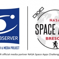 Il progetto di divulgazione scientifica COSMOBSERVER media partner della NASA Space Apps Challenge di Brescia 