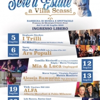 SERE D’ESTATE : Rassegna di Musica e Spettacolo a Villa Scassi                                  dal 5 al 20 luglio 
