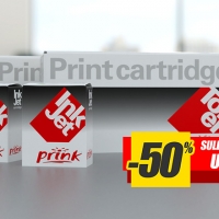 Cartucce per stampanti Prink dal 23 al 28 settembre sconto 50% sul secondo pezzo