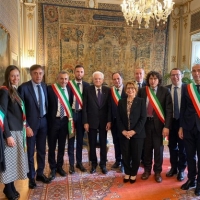 Quirinale, incontro tra il Presidente Mattarella e una delegazione di piccoli comuni