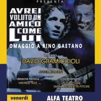 Gramiccioli torna in scena a Torino con la piece dedicata a Rino Gaetano
