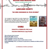 IO CHE CONOSCO IL TUO CUORE, sabato a Cori la presentazione del libro di Adelmo Cervi