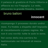 Project annuncia l’uscita del nuovo romanzo di Bruno Balloni “Innocent”