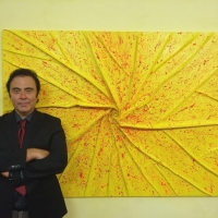 Massimo Paracchini espone un'opera alla Meeting Art