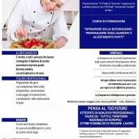 Puglia, corso triennale di operatore della ristorazione a Il Tratto di Unione a Bari