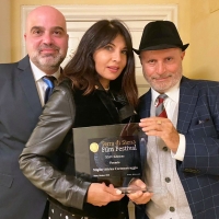 La bellissima Nadia Bengala premiata alla manifestazione cinematografica di Siena