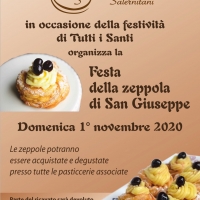 La dolce proposta dell'Associazione Pasticceri Salernitani: la zeppola di San Giuseppe per festeggiare Ognissanti
