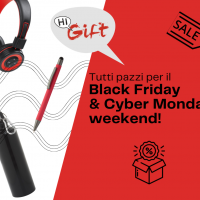 Black Friday & Cyber Monday: corsa agli acquisti anticipati di regali di natale e gadget personalizzati economici