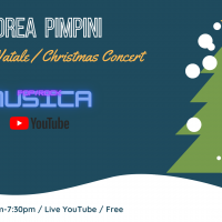 Sabato 19 Dicembre il cantautore Andrea Pimpini sarà in diretta streaming con il suo “Concerto di Natale”!