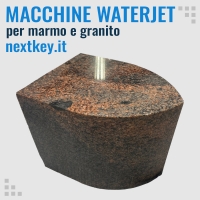 Macchine taglio a getto d'acqua per pietre, marmo e granito