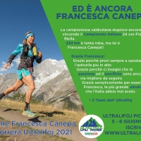 Francesca Canepa, Campionessa Italiana corsa su strada 24h con 224,264km 