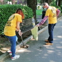 I Ministri Volontari di Scientology si prendono cura del parco Falcone Borsellino