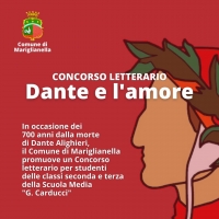 -Mariglianella, Prossima scadenza del “Concorso letterario per il Settecentenario della morte di Dante Alighieri”.