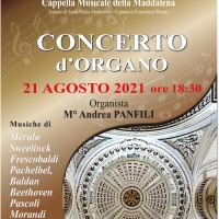 A Capranica Prenestina concerto d'organo del Maestro Andrea Panfili