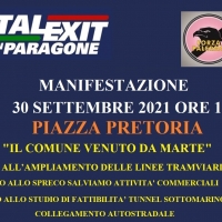 ITALEXIT E FORZA PALERMO PROTESTANO CONTRO L'AMMINISTRAZIONE COMUNALE: 