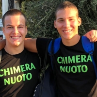 Due atleti della Chimera Nuoto al raduno collegiale regionale