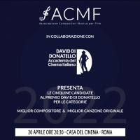 EVENTO 20 APRILE 2022 ACMF/Accademia del Cinema Italiano - Premio David di Donatello