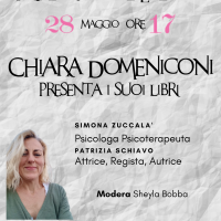 Doppio appuntamento romano per la scrittrice modenese Chiara Domeniconi. 