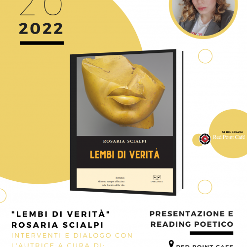 Caffè d'autore con Rosaria Scialpi. Presentazione della silloge poetica Lembi di verità al Red Point Cafe di Taranto
