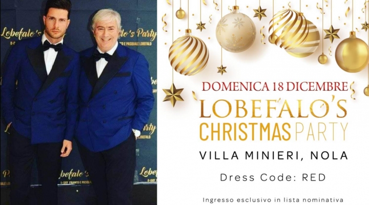 “Lobefalo's Christmas Party” evento esclusivo, cominciano a girare i primi nomi VIP