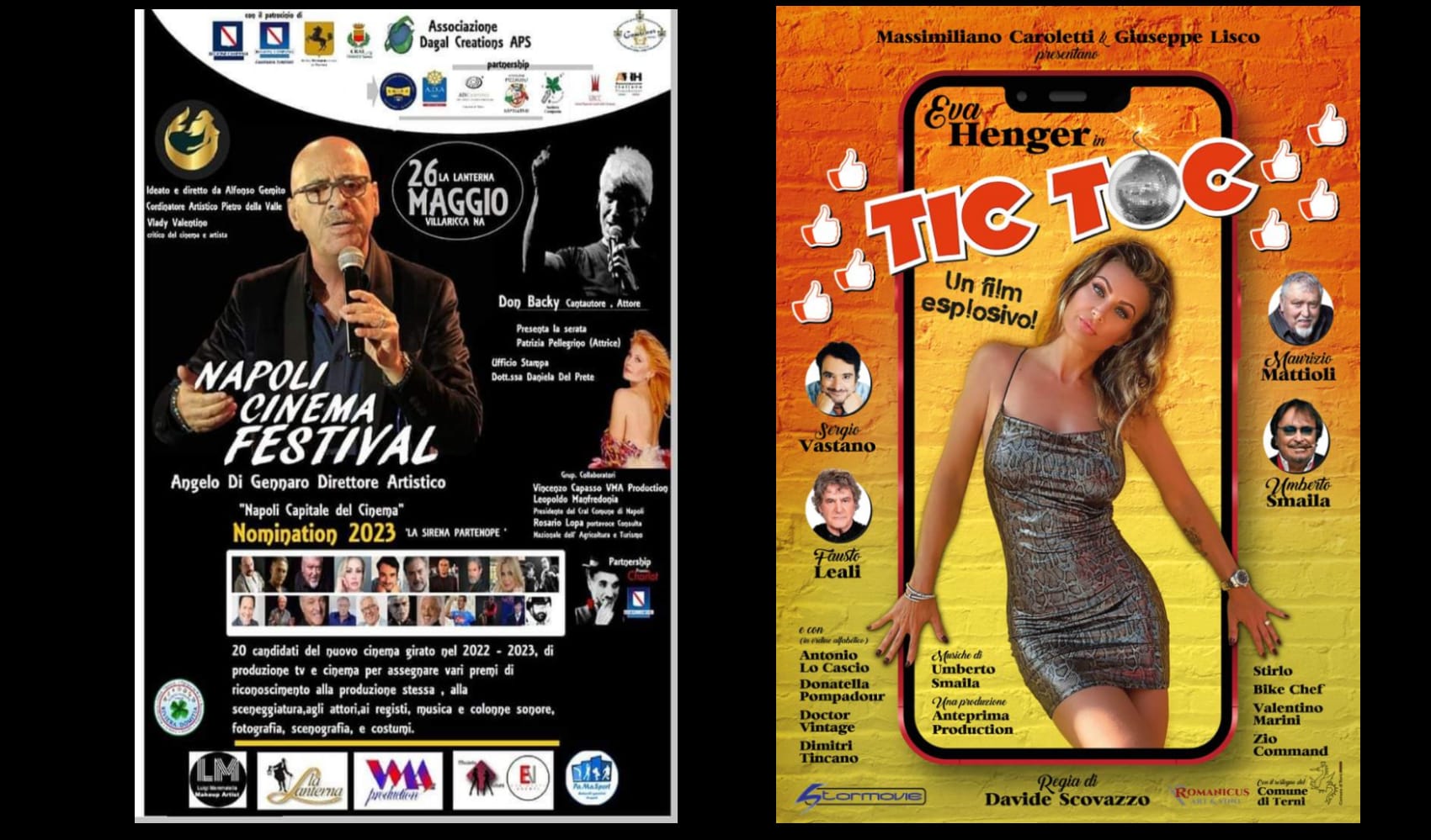 La prima del Film “Tic Toc” con Eva Henger e il cast al Napoli Cinema  Festival - Festival