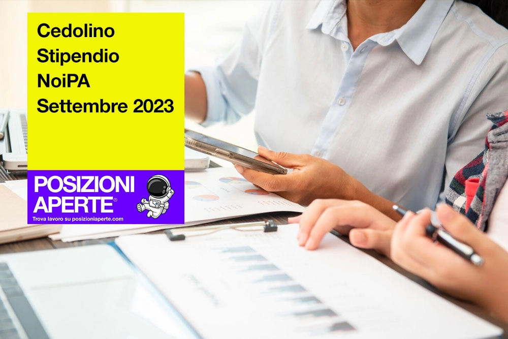 Stipendio NoiPA: Cedolino Settembre 2023 - Lavoro E Formazione