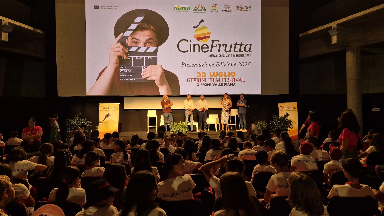 Al Festival di Giffoni la presentazione della dodicesima edizione di  Cinefrutta - Cultura