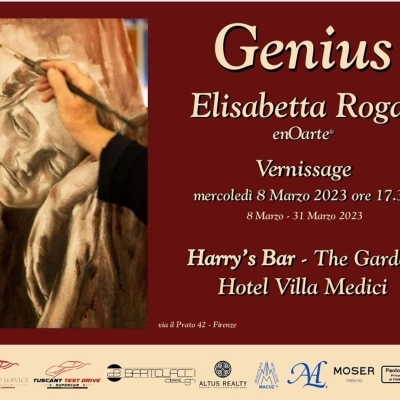 GENIUS di Elisabetta Rogai  all'Harry's Bar the Garden di Villa Medici